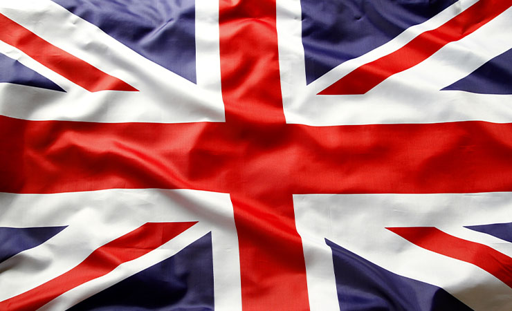 English flag.